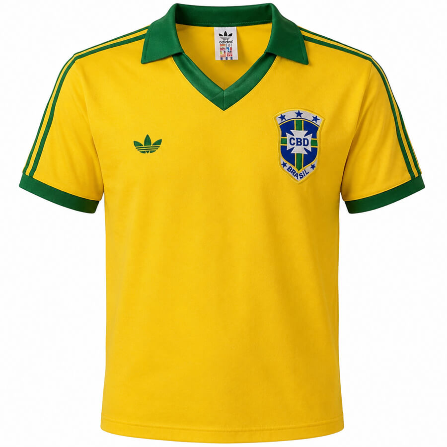 Brazil Home 1977 Football Shirt