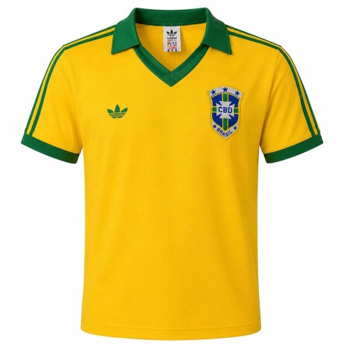 Brazil Home Football Shirt 1977