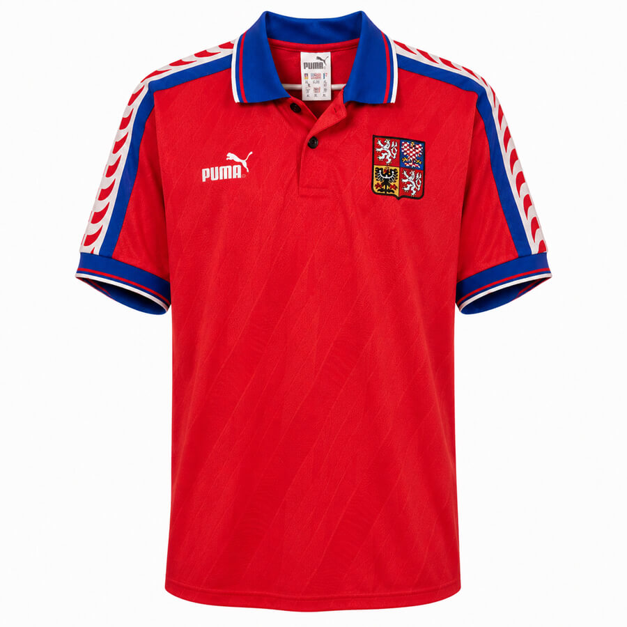 Czech Republic Home 1996 Football Shirt