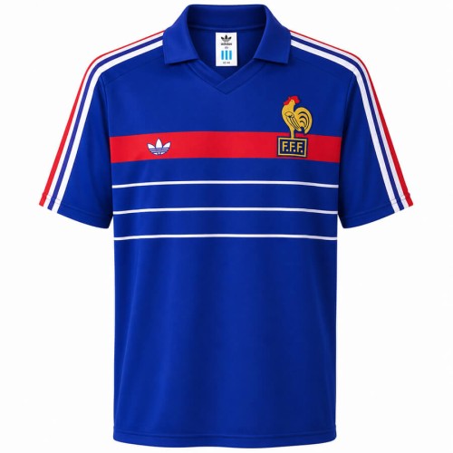 France Home 1984 Football Shirt