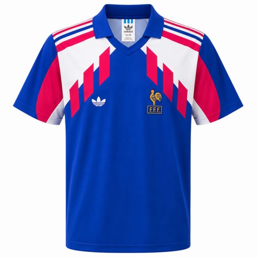 France Home 1990 Football Shirt