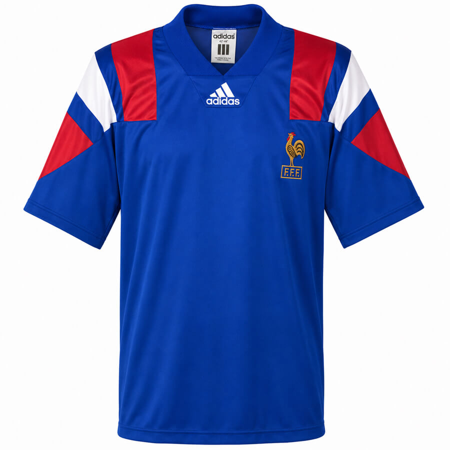 France Home 1992 Football Shirt