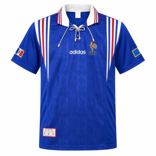 France Home 1996 Football Shirt
