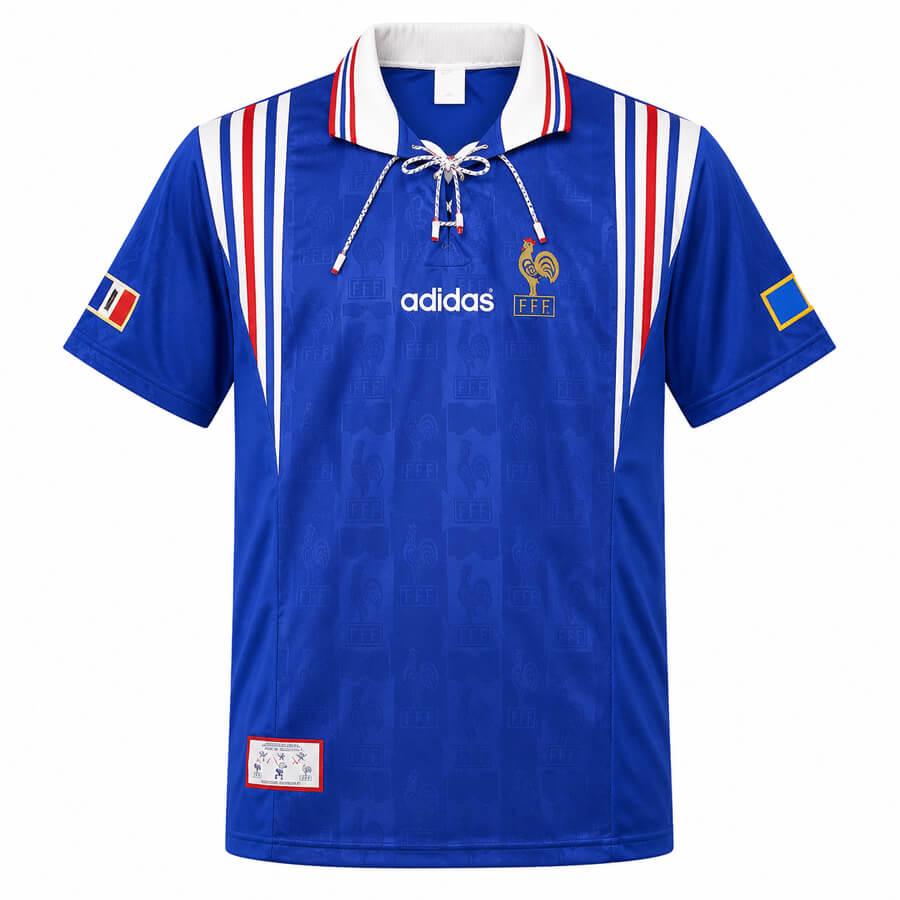 France Home 1996 Football Shirt