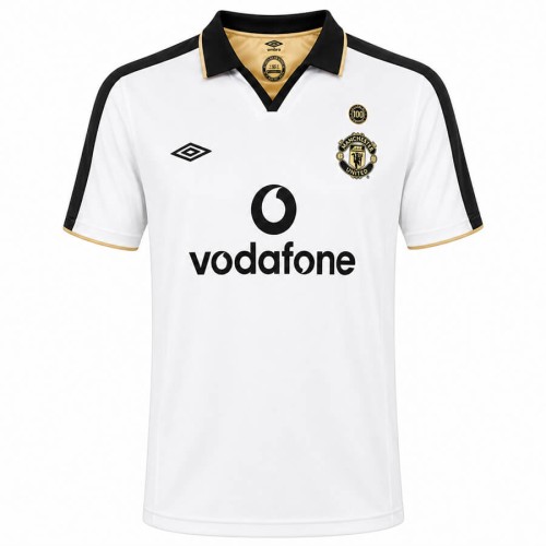 Manchester United 2000 Centenary White Football Shirt