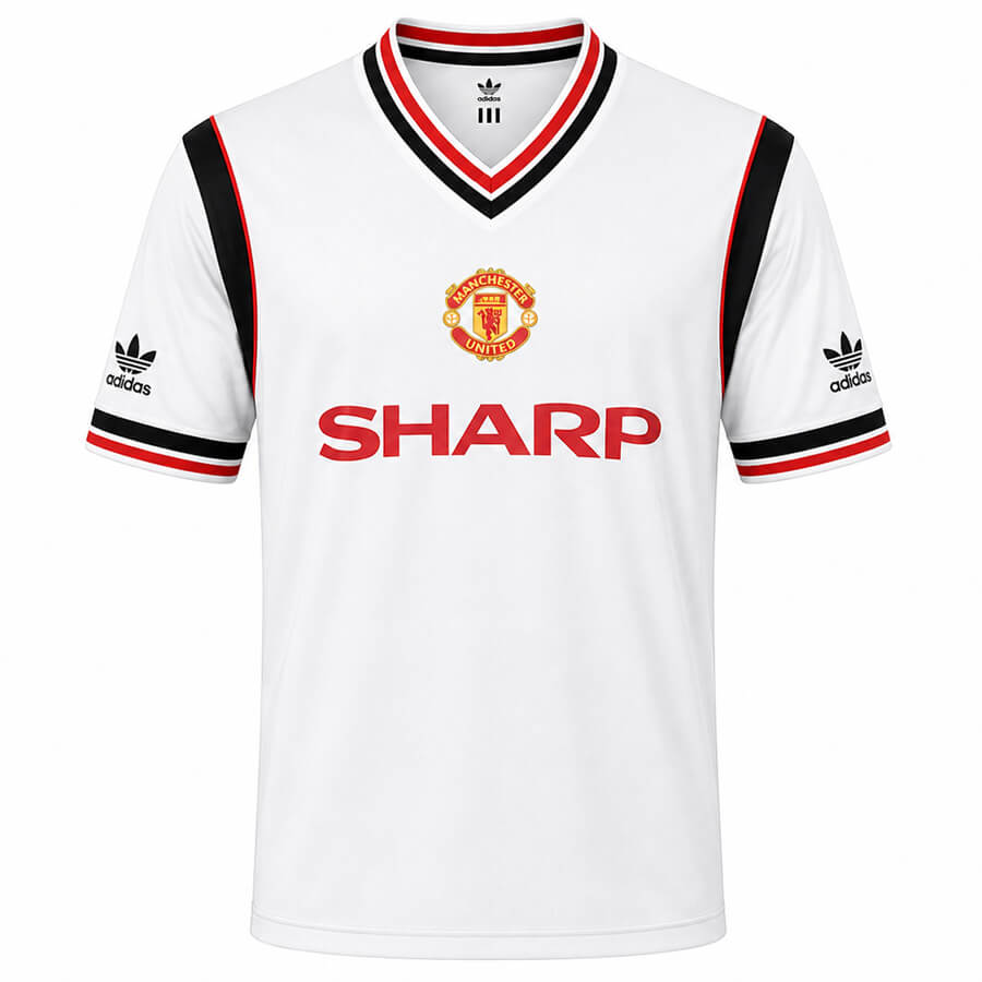 Manchester United Away 1985 1986 Football Shirt