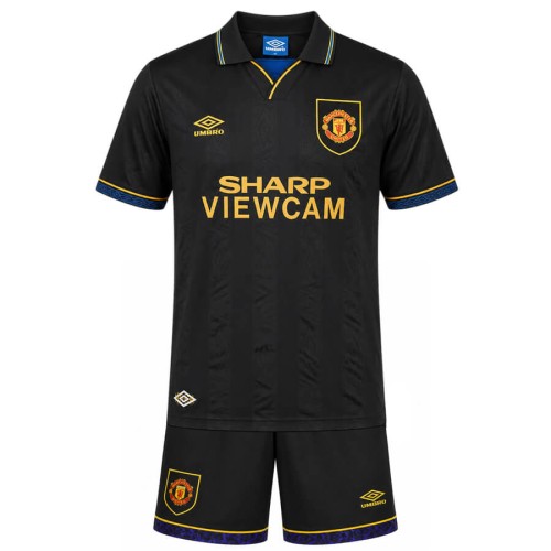 Manchester United Away 1992 1994 Kids Football Kit