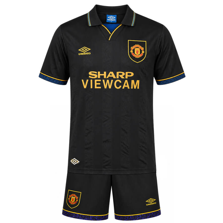 Manchester United Away 1992 1994 Kids Football Kit