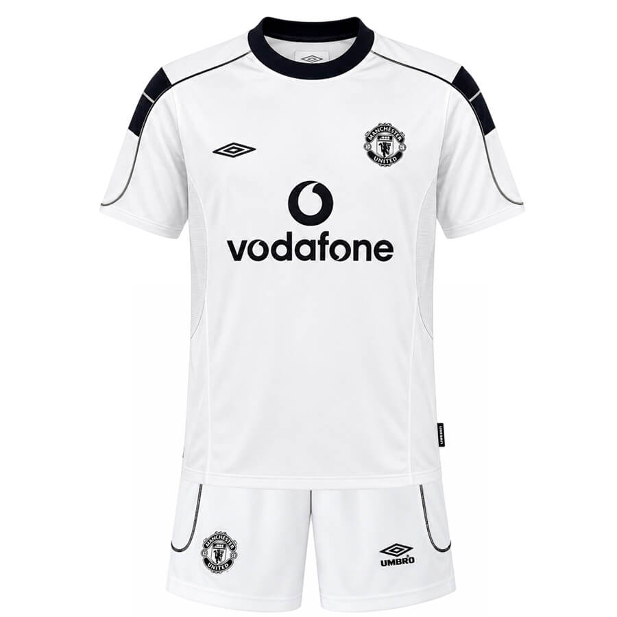 Manchester United Away 2000 2001 Kids Football Kit