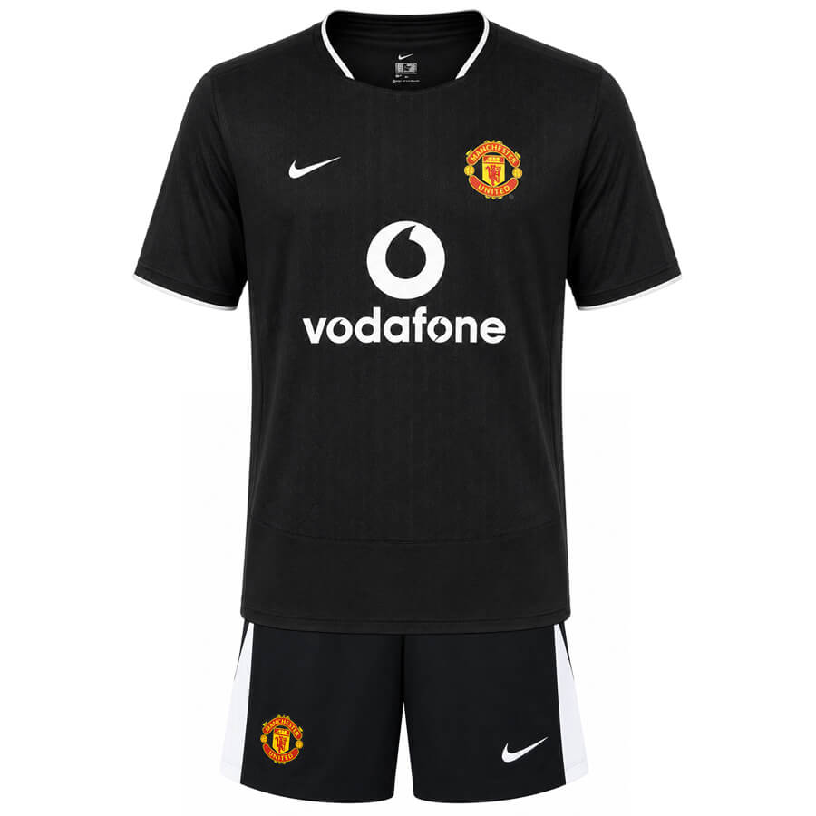 Manchester United Away 2003 2004 Kids Football Kit