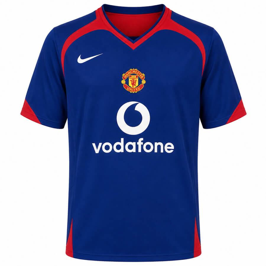 Manchester United Away 2005 2006 Football Shirt