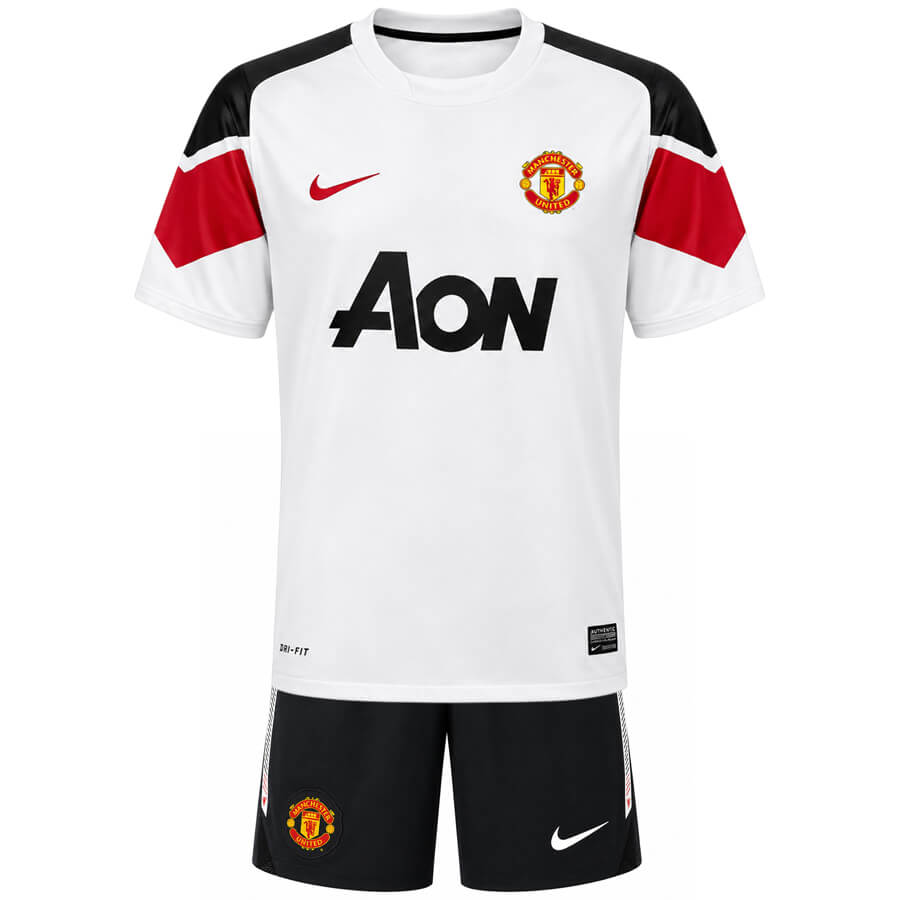 Manchester United Away 2010 2011 Kids Football Kit