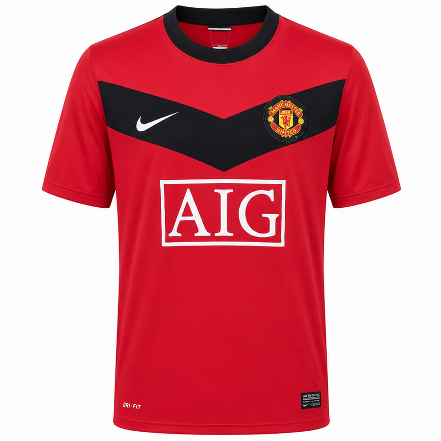 Manchester United Home 2009 2010 Football Shirt