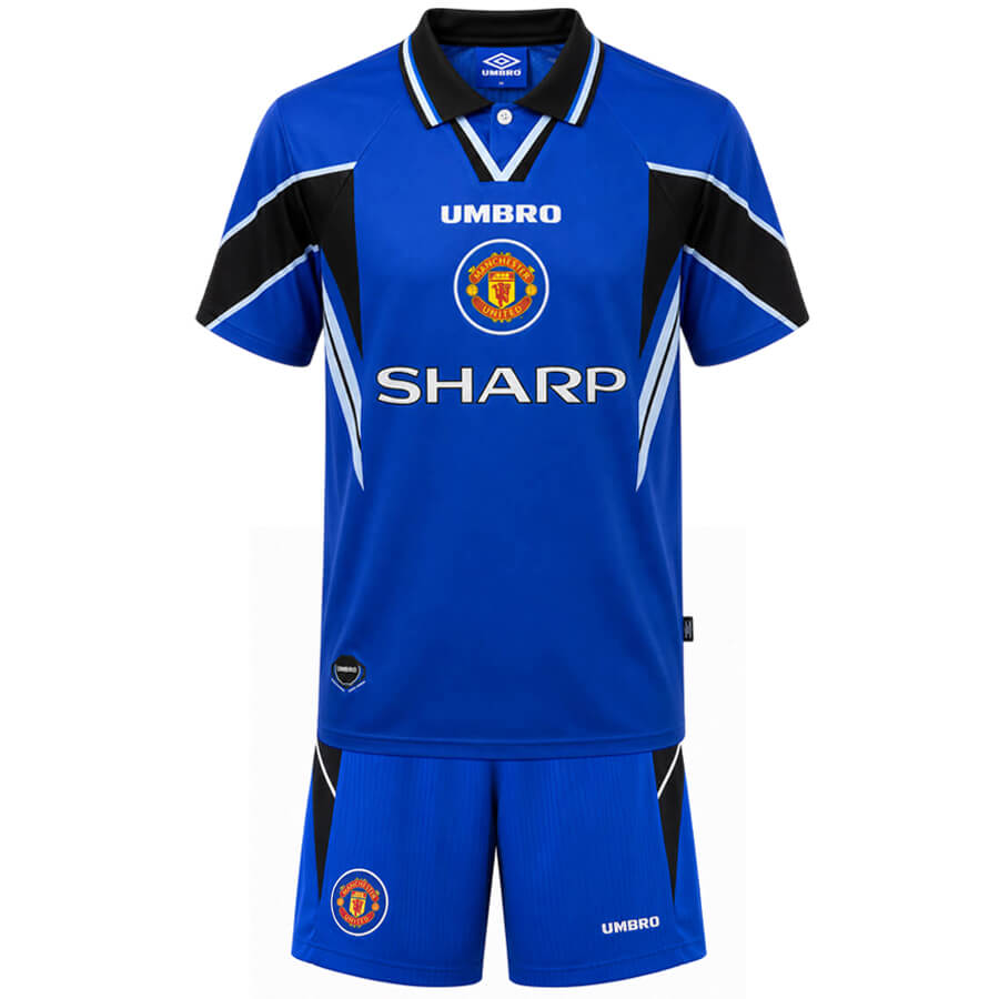 Manchester United Third 1997 1999 Kids Football Kit