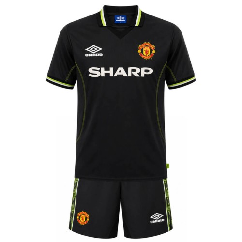 Manchester United Third 1998 1999 Kids Football Kit