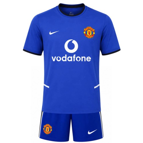 Manchester United Third 2002 2003 Kids Football Kit