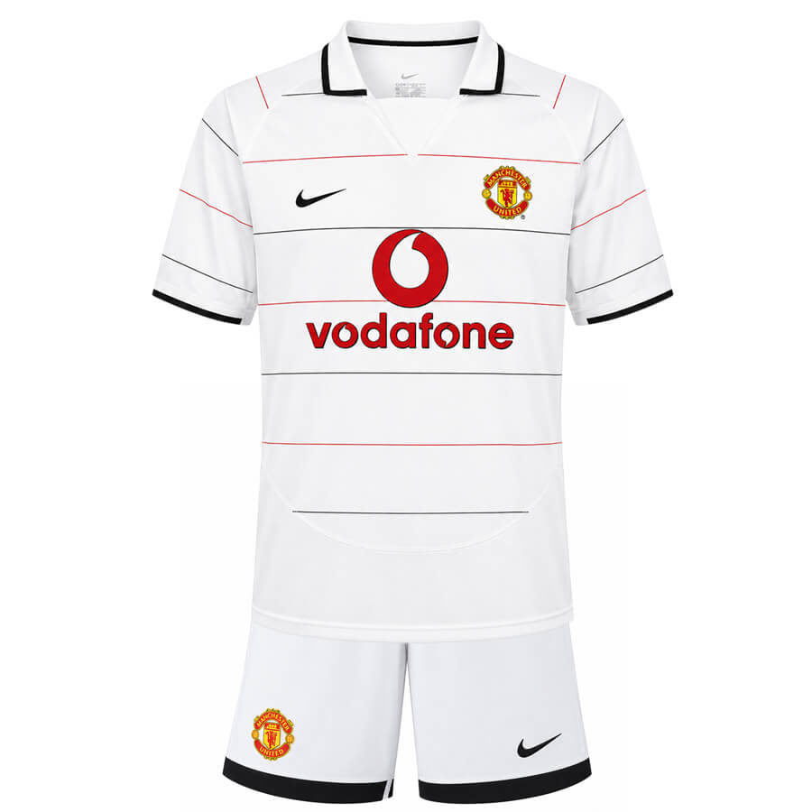 Manchester United Third 2003 2004 Kids Football Kit