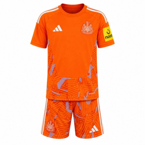Newcastle Goalkeeper Kids Fooball Kit 26 27 - Orange
