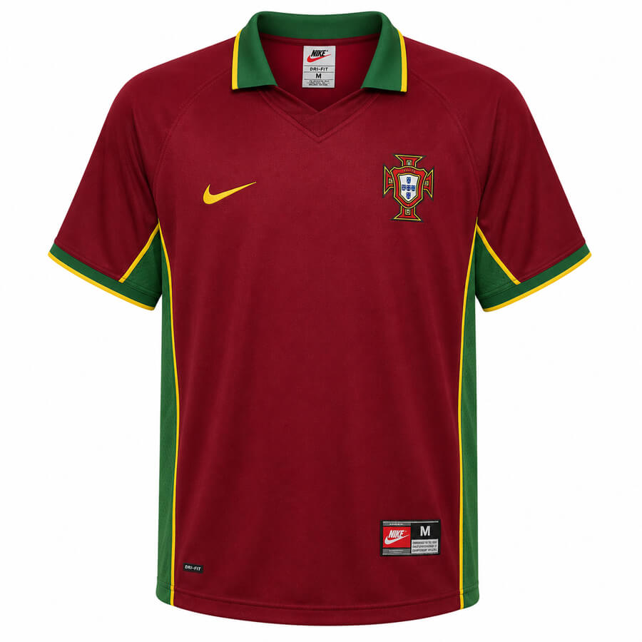 Portugal Home 1998 Football Shirt