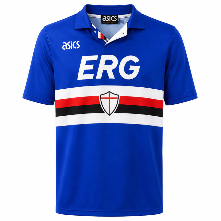 Sampdoria Home 1993 1994 Football Shirt