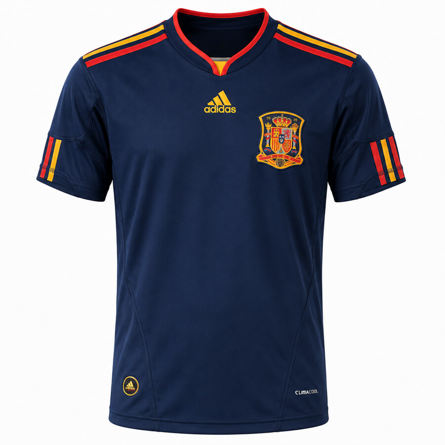 Spain Away 2010 Football Shirt