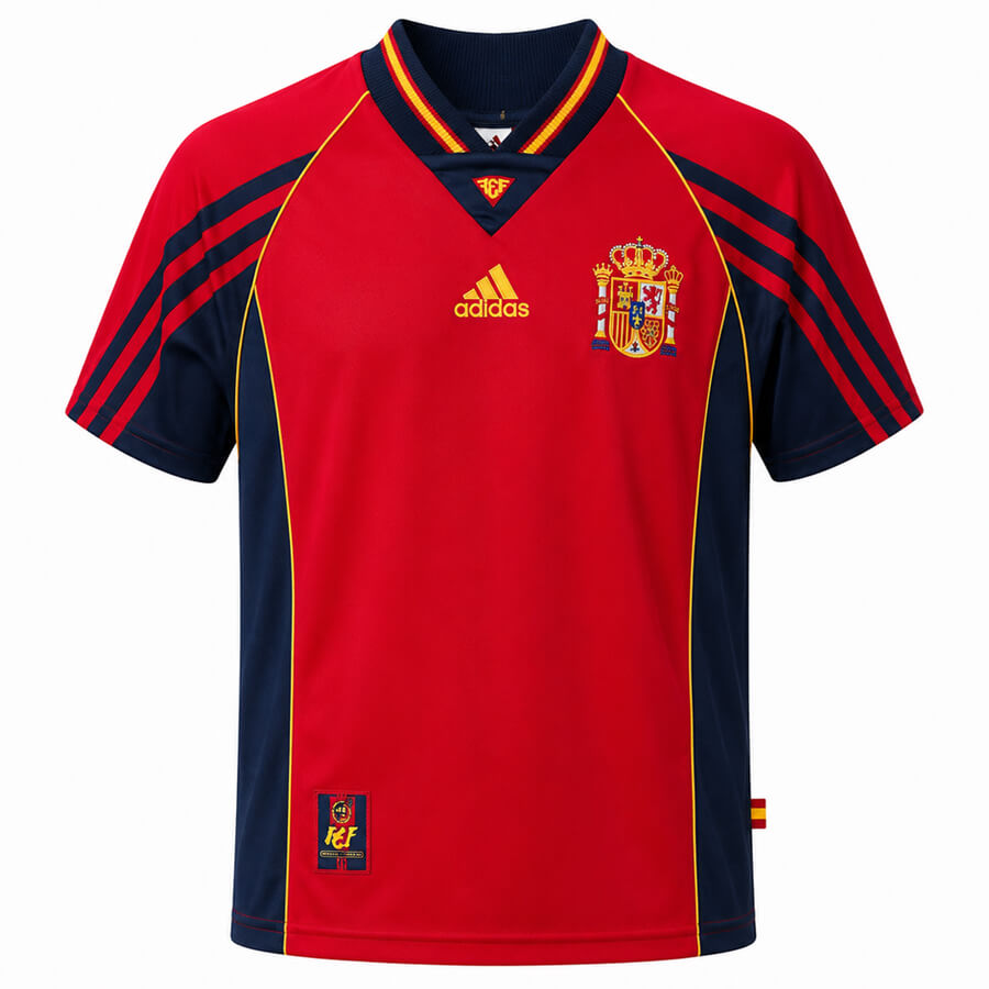 Spain Home 1998 Football Shirt