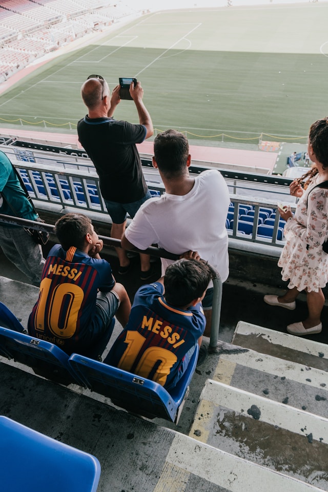 Messi shirts on kids