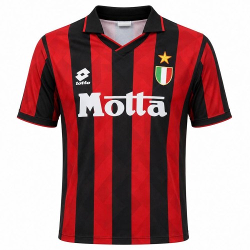 AC Milan Home 1992 1994 Football Shirt