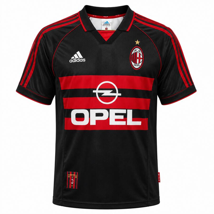 AC Milan Third 1998 1999 Football Shirt