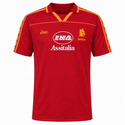 AS Roma Home 1995 1996 Football Shirt