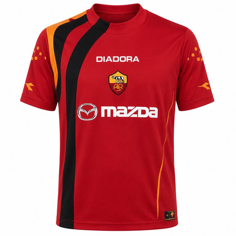 AS Roma Home 2004 2005 Football Shirt