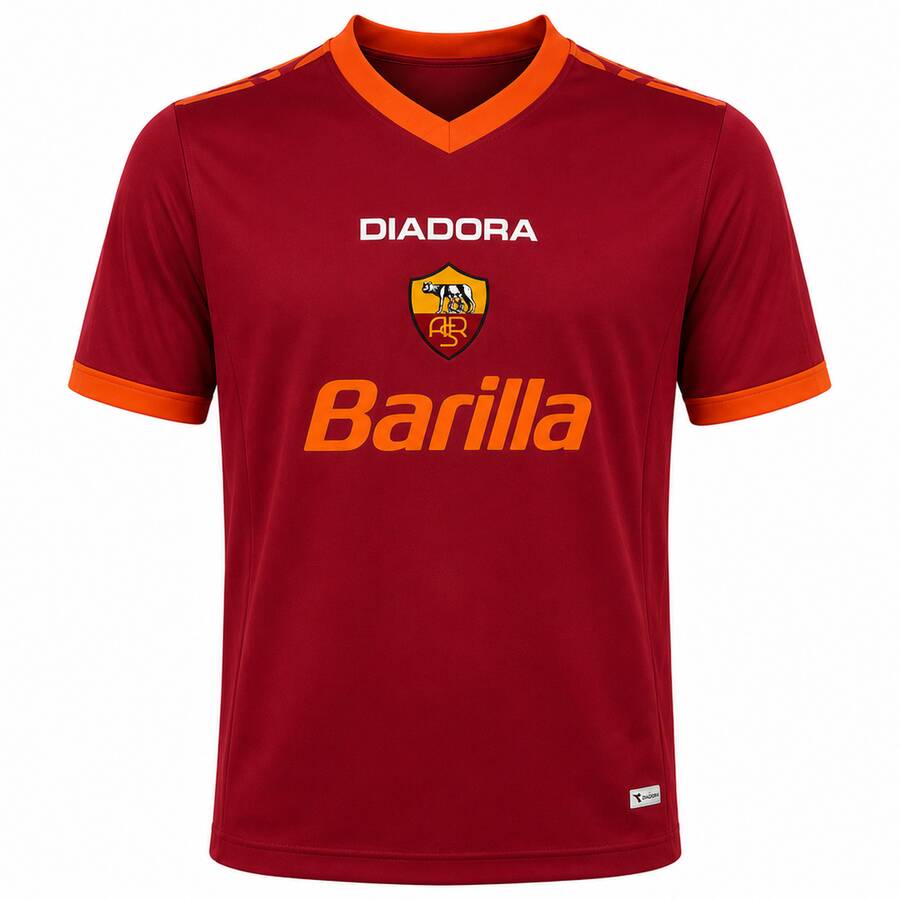 AS Roma Home 2006 2007 Football Shirt
