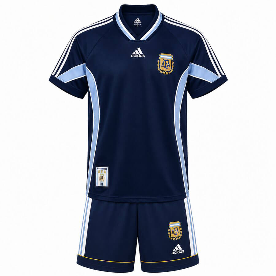 Argentina Away 1998 Kids Football Kit