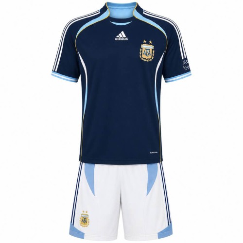 Argentina Away 2006 Kids Football Kit