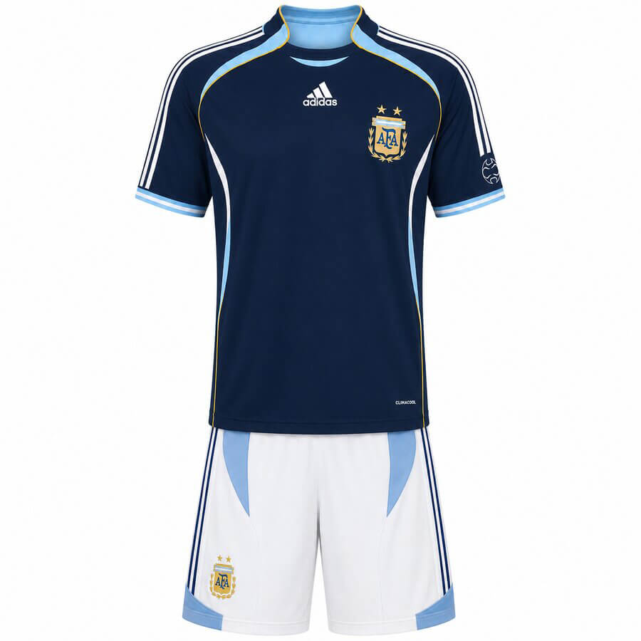 Argentina Away 2006 Kids Football Kit