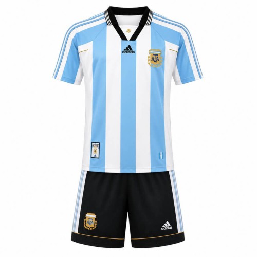Argentina Home 1998 Kids Football Kit