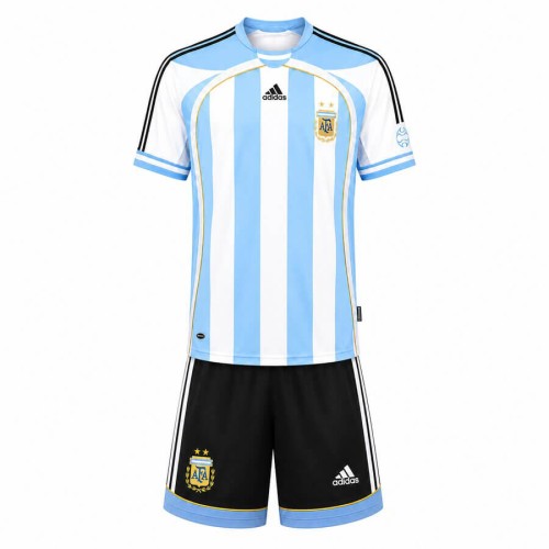 Argentina Home 2006 Kids Football Kit