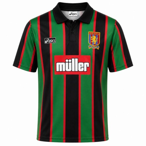 Aston Villa Away 1993 1994 Football Shirt
