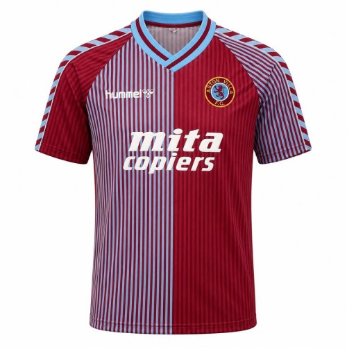 Aston Villa Home 1988 1989 Football Shirt