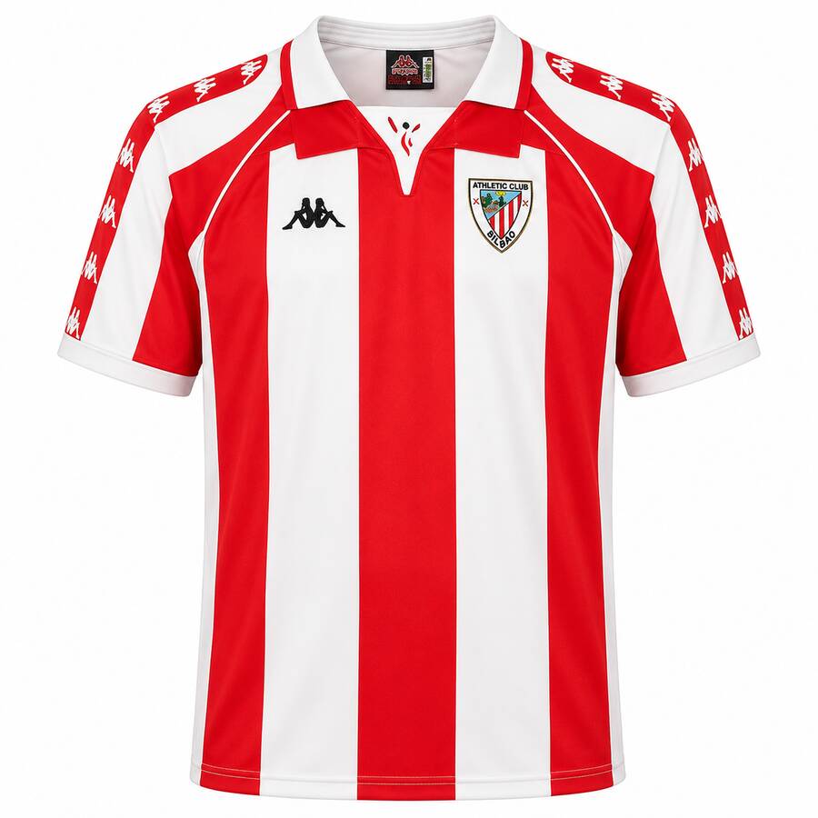 Athletic Bilbao Home 1998 1999 Football Shirt
