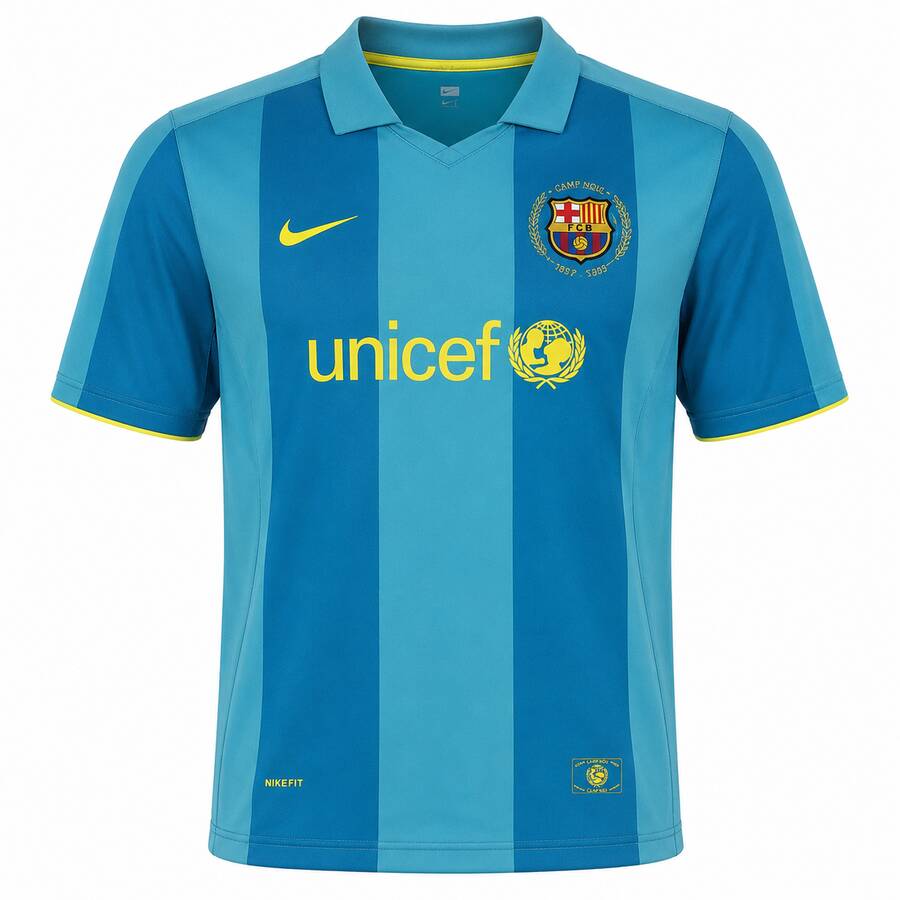Barcelona Away 2007 2008 Football Shirt