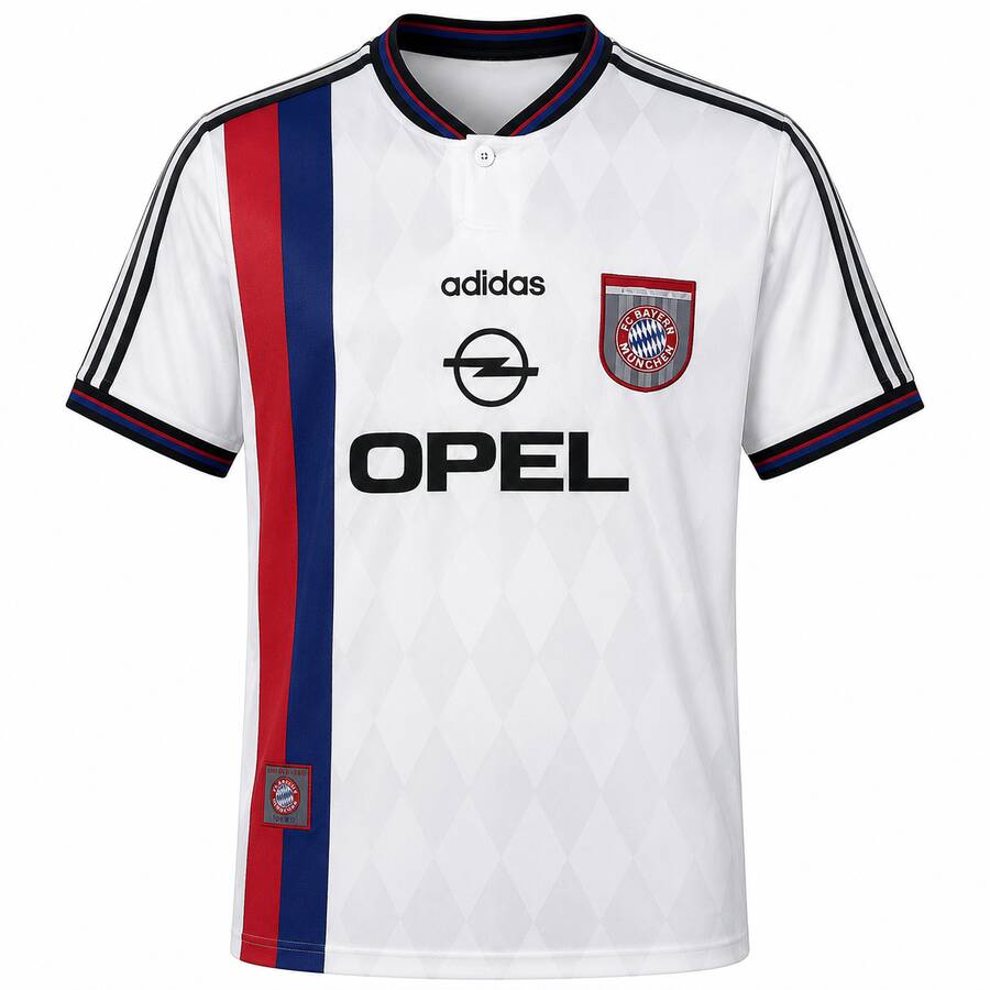 Bayern Munich Away 1995 1996 Football Shirt