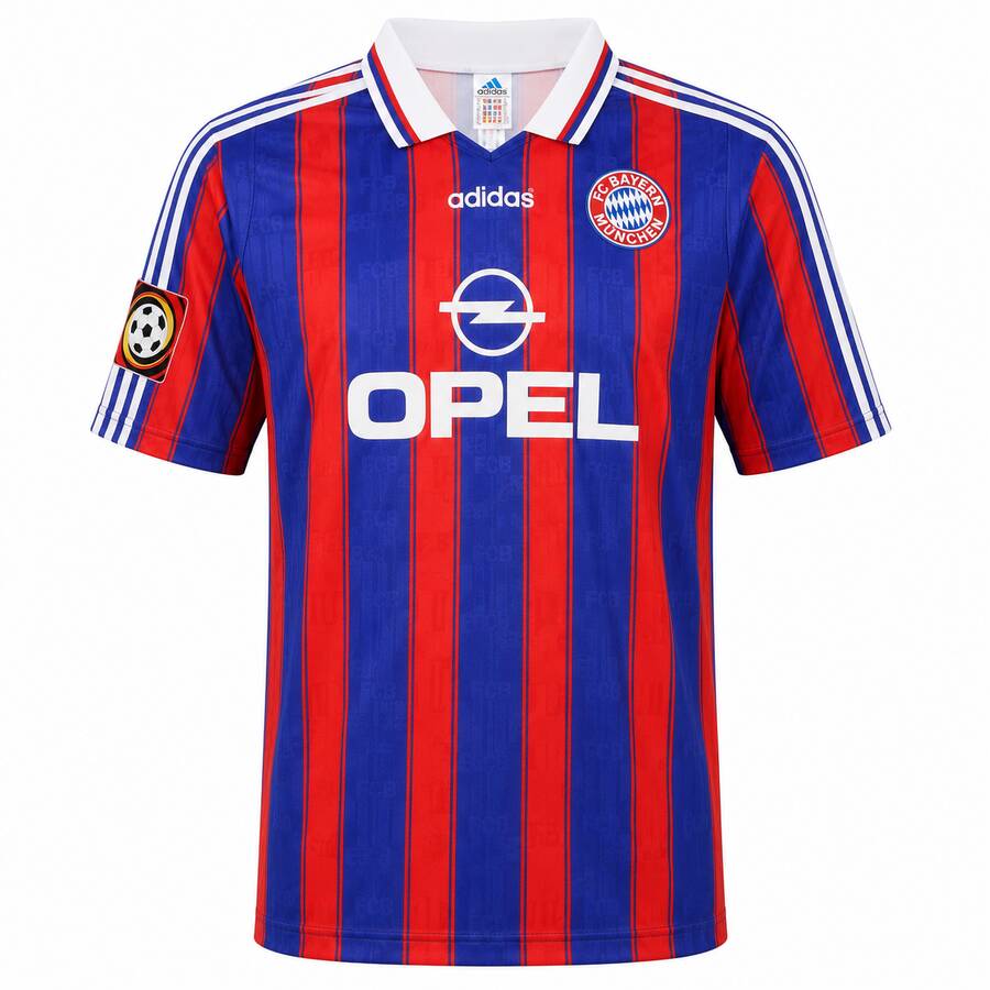 Bayern Munich Home 1995 1997 Football Shirt