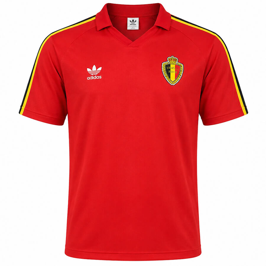 Belgium Home 1986 Football Shirt