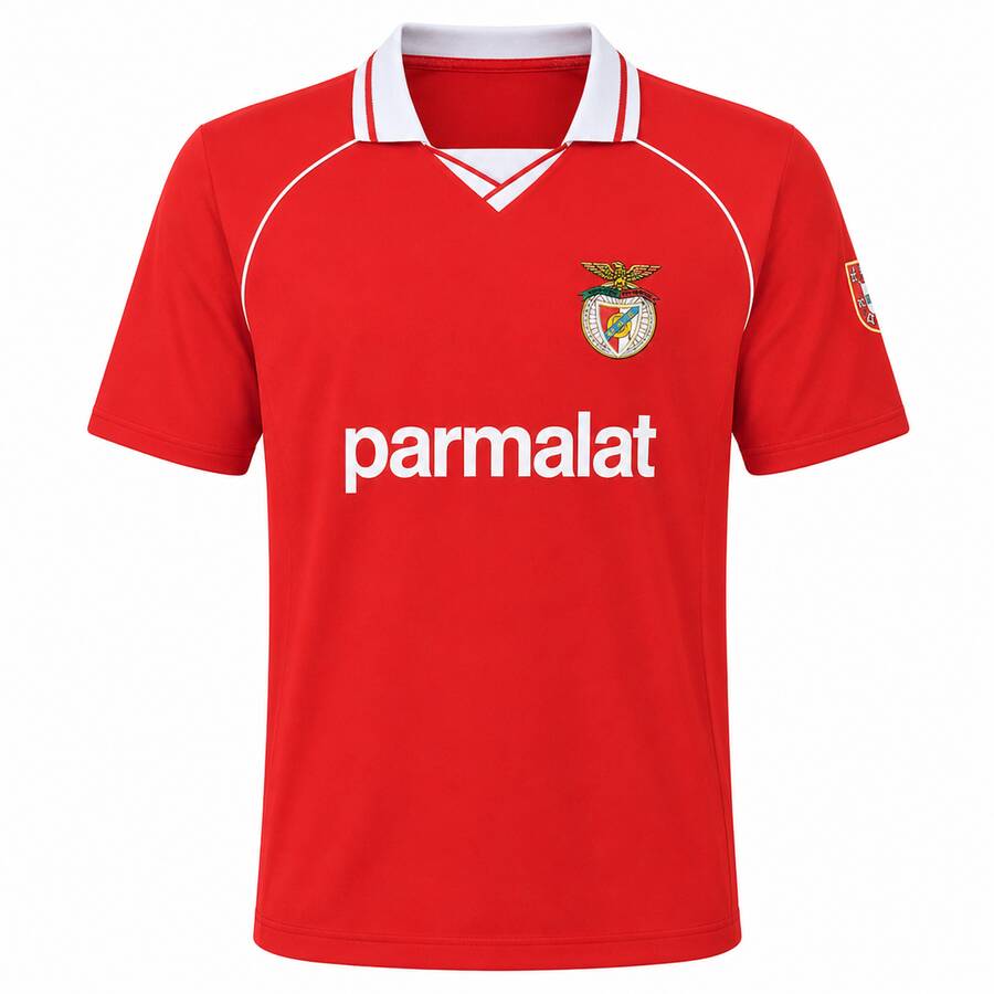 Benfica Home 1994 1995 Football Shirt
