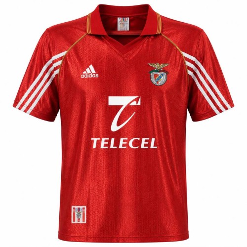 Benfica Home 1998 1999 Football Shirt