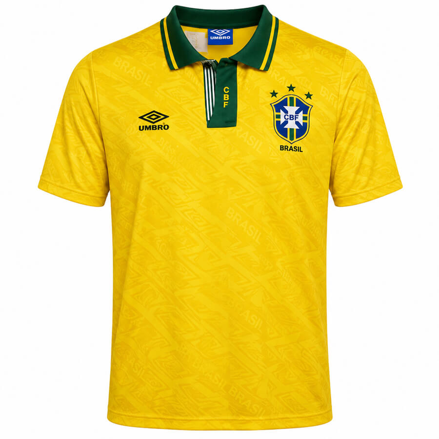 Brazil Home 1992 Football Shirt