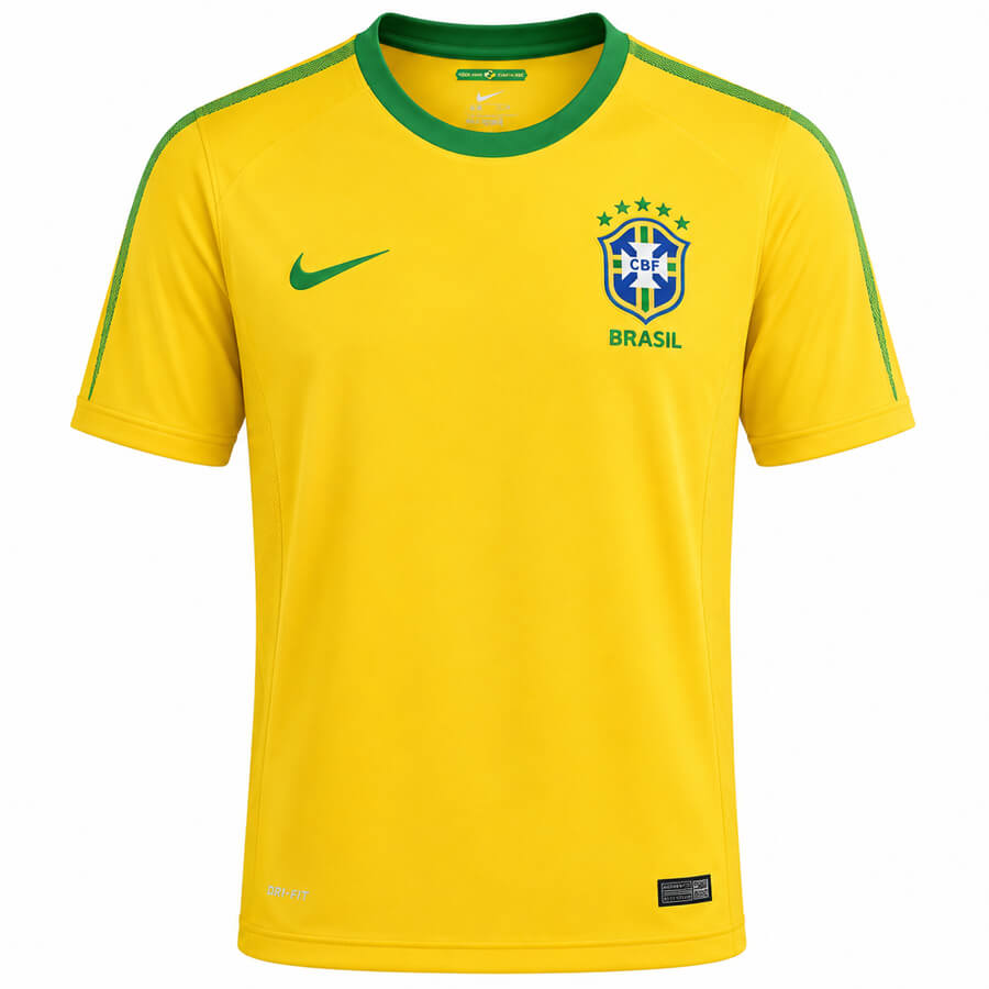 Brazil Home 2010 Football Shirt
