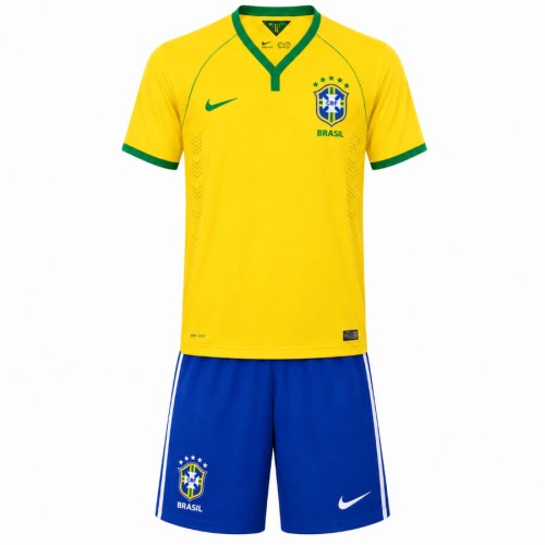 Brazil Home 2014 Kids Football Kit
