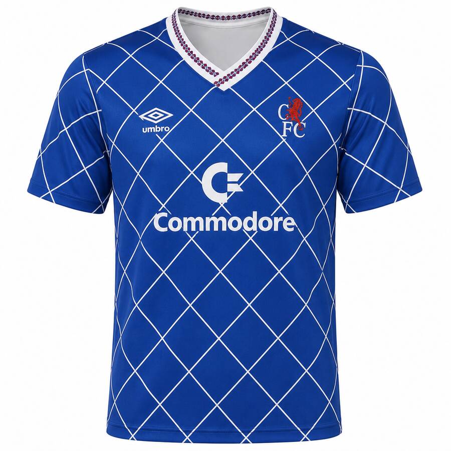 Chelsea Home 1987 1989 Football Shirt